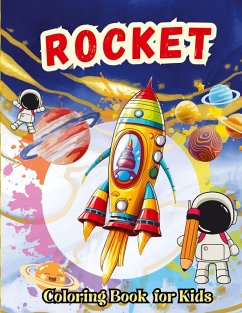 Cover Rocket Coloring Book for Kids