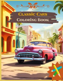 Cover Classic Cars Coloring Book