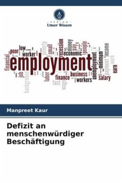 Defizit an menschenwürdiger Beschäftigung - Kaur, Manpreet