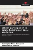 Citizen participation in public hearings on basic sanitation