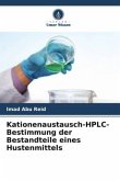 Kationenaustausch-HPLC-Bestimmung der Bestandteile eines Hustenmittels