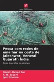 Pesca com redes de emalhar na costa de Jaleshwar, Veraval Gujarath Índia