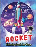 Rocket Coloring Book for Boys