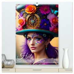 Hüte - fantasievoll und verrückt (hochwertiger Premium Wandkalender 2025 DIN A2 hoch), Kunstdruck in Hochglanz - Calvendo;Verena Scholze, Fotodesign