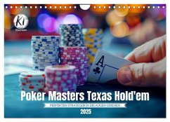 Poker Masters Texas Hold'em (Wandkalender 2025 DIN A4 quer), CALVENDO Monatskalender - Calvendo;Waurick, Kerstin