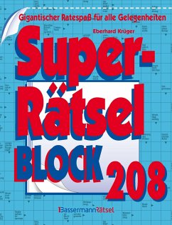 Superrätselblock 208 (5 Exemplare à 4,99 EUR) - Krüger, Eberhard