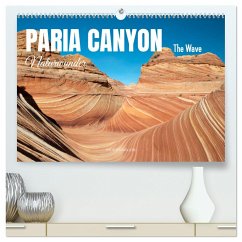 Paria Canyon - The Wave Naturwunder (hochwertiger Premium Wandkalender 2025 DIN A2 quer), Kunstdruck in Hochglanz - Calvendo;Photostravellers