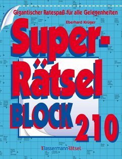 Superrätselblock 210 (5 Exemplare à 4,99 EUR) - Krüger, Eberhard