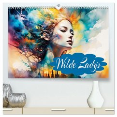 Wilde Ladys (hochwertiger Premium Wandkalender 2025 DIN A2 quer), Kunstdruck in Hochglanz - Calvendo;Djeric, Dusanka