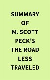 Summary of M. Scott Peck's The Road Less Traveled (eBook, ePUB)