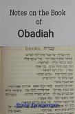 Notes on the Book of Obadiah (eBook, ePUB)
