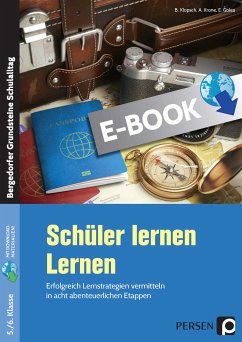 Schüler lernen Lernen (eBook, PDF) - Klopsch, Britta; Krone, Annika; Golea, Elena