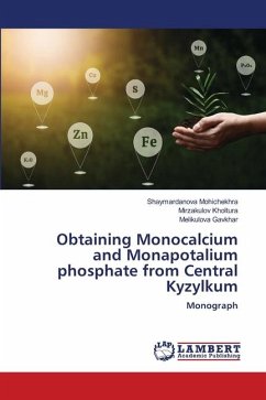 Obtaining Monocalcium and Monapotalium phosphate from Central Kyzylkum