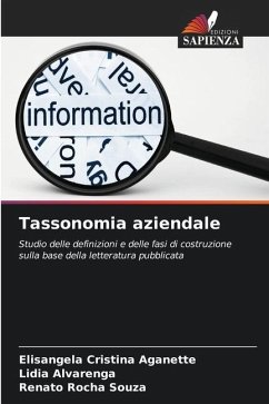 Tassonomia aziendale - Aganette, Elisângela Cristina;Alvarenga, Lídia;Rocha Souza, Renato