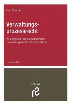 Verwaltungsprozessrecht - Schmidt, Rolf