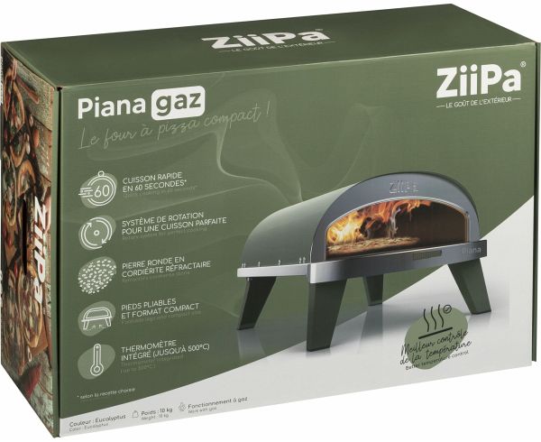 ZiiPa Piana Gas-Pizzaofen Farbe Eukalyptus ZiiPa Piana Gas-Pizzaofen Farbe Eukalyptus