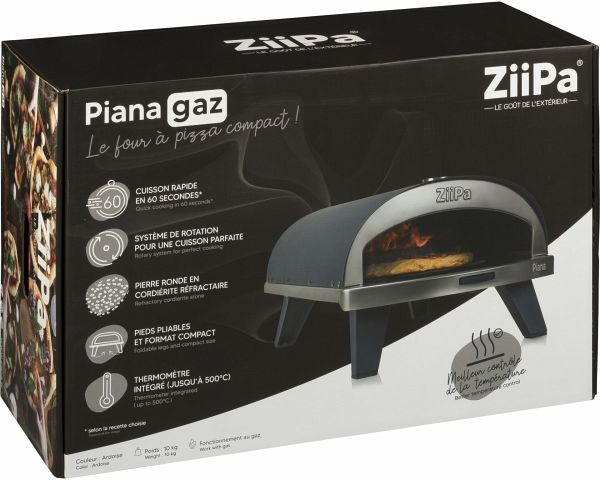 ZiiPa Piana Gas-Pizzaofen Farbe Schiefer ZiiPa Piana Gas-Pizzaofen Farbe Schiefer