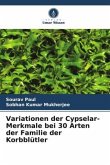 Variationen der Cypselar-Merkmale bei 30 Arten der Familie der Korbblütler