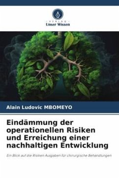 Eindämmung der operationellen Risiken und Erreichung einer nachhaltigen Entwicklung - MBOMEYO, Alain Ludovic