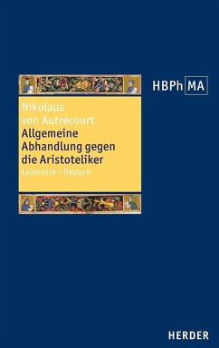 Allgemeine Abhandlung gegen die Aristoteliker - von Autrecourt, Nikolaus