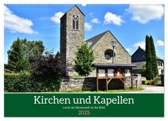 Kirchen und Kapellen rund um Simmerath (Wandkalender 2025 DIN A2 quer), CALVENDO Monatskalender
