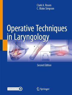 Cover Operative Techniques in Laryngology (eBook, PDF)