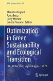 Optimization in Green Sustainability and Ecological Transition (eBook, PDF)