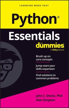 Python Essentials For Dummies (eBook, ePUB) - Shovic, John C.; Simpson, Alan