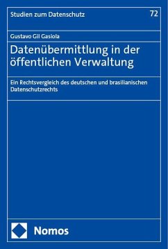 Datenübermittlung in der öffentlichen Verwaltung - Gasiola, Gustavo Gil