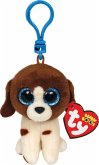 Ty BOO CLIP MUDDLES BROWN 6 WHITE DOG
