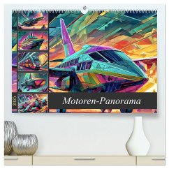 Motoren-Panorama (hochwertiger Premium Wandkalender 2025 DIN A2 quer), Kunstdruck in Hochglanz - Calvendo;Braun, Werner