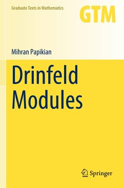 Drinfeld Modules - Papikian, Mihran