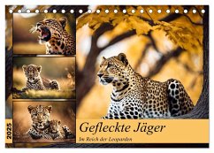 Gefleckte Jäger (Tischkalender 2025 DIN A5 quer), CALVENDO Monatskalender