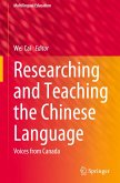 Researching and Teaching the Chinese Language