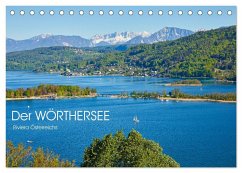 Der Wörthersee - Österreichs Riviera (Tischkalender 2025 DIN A5 quer), CALVENDO Monatskalender
