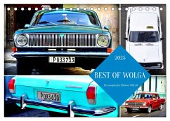 BEST OF WOLGA - Der sowjetische Oldtimer GAZ-24 (Tischkalender 2025 DIN A5 quer), CALVENDO Monatskalender - Calvendo;Löwis of Menar, Henning von
