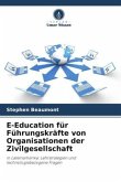 E-Education für Führungskräfte von Organisationen der Zivilgesellschaft