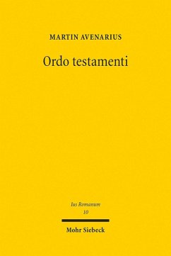 Ordo testamenti (eBook, PDF) - Avenarius, Martin