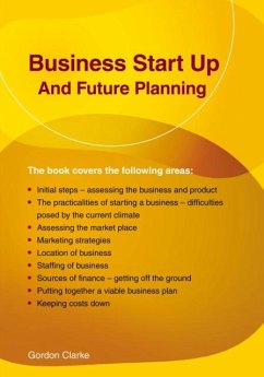 Cover Business Start Up and Future Planning