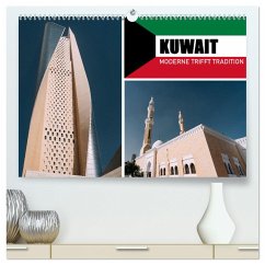 Kuwait - Moderne trifft Tradition (hochwertiger Premium Wandkalender 2025 DIN A2 quer), Kunstdruck in Hochglanz