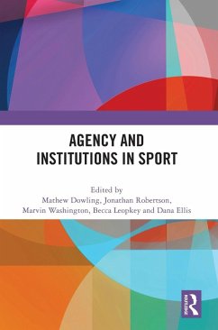 Cover Agency and Institutions in Sport