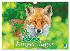 Der Fuchs: Kluger Jäger (Wandkalender 2025 DIN A4 quer), CALVENDO Monatskalender - Calvendo