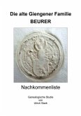 Die alte Giengener Familie BEURER (eBook, ePUB)