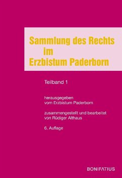 Sammlung des Rechts im Erzbistum Paderborn - Althaus, Rüdiger