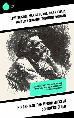 Cover Kindertage der berühmtesten Schriftsteller (eBook, ePUB)