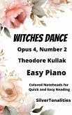 Witches Dance Opus 4 Number 2 Easy Piano Sheet Music with Colored Notation (fixed-layout eBook, ePUB)