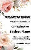 Dragonflies In Sunshine Easiest Piano Sheet Music with Colored Notation (fixed-layout eBook, ePUB)