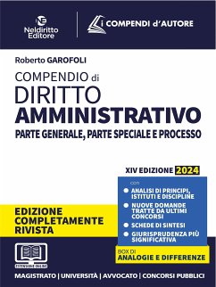 Compendio di Diritto Amministrativo 2024 (eBook, ePUB) - Garofoli, Roberto