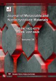 Journal of Metastable and Nanocrystalline Materials Vol. 39 (eBook, PDF)