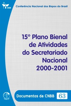 Cover 15º Plano Bienal de Atividades do Secretariado Nacional 2000-2001 - Documentos da CNBB 63 - Digital (eBook, ePUB)